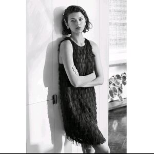 NWT Anthropologie Roxie Textured Shift Dress Women's Size 2